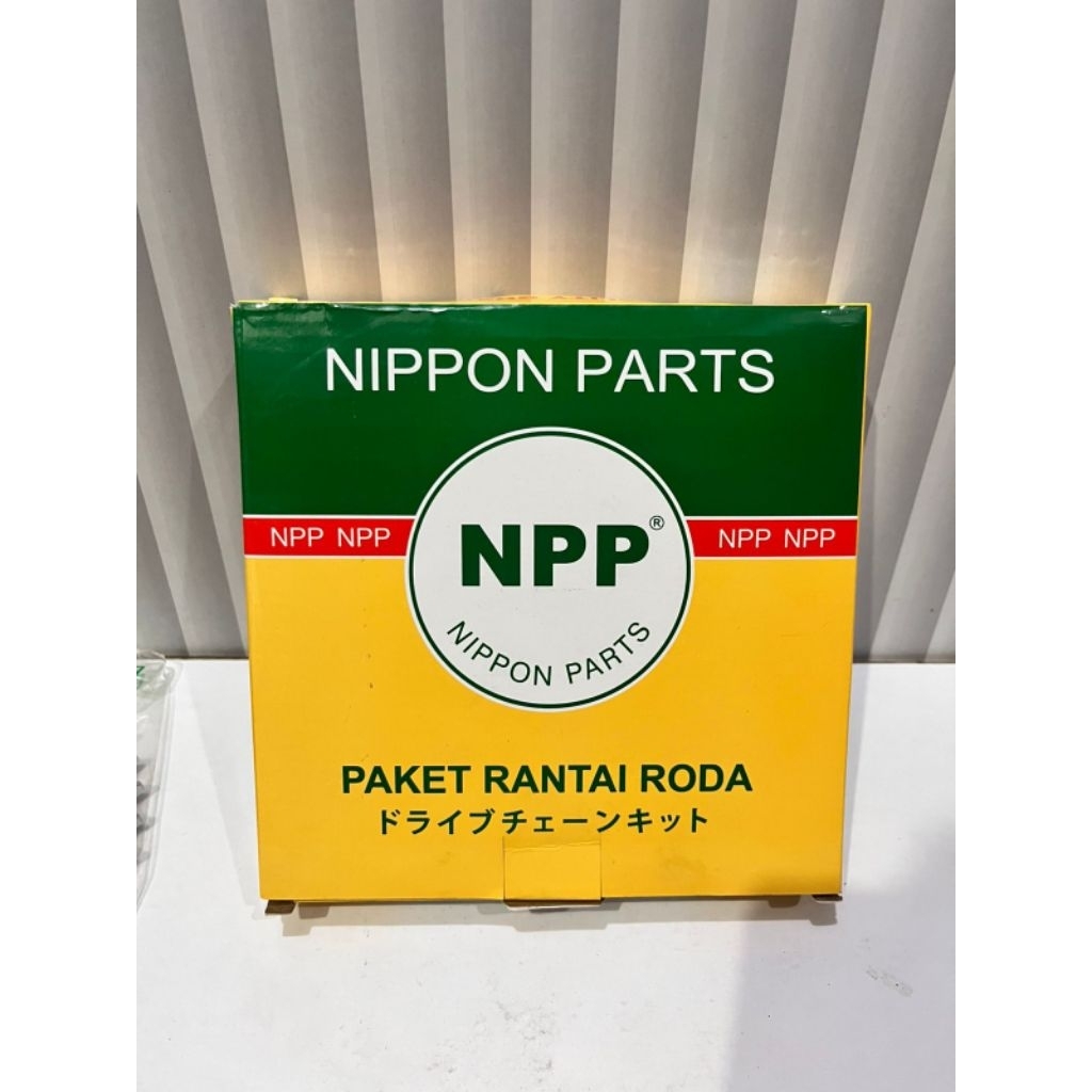 RANTAI RODA KOMPLIT / PAKET RANTAI RODA NPP YAMAHA BYSON FI, JUPITER MX NON CLUTCH, VIXION, R15 ORIG