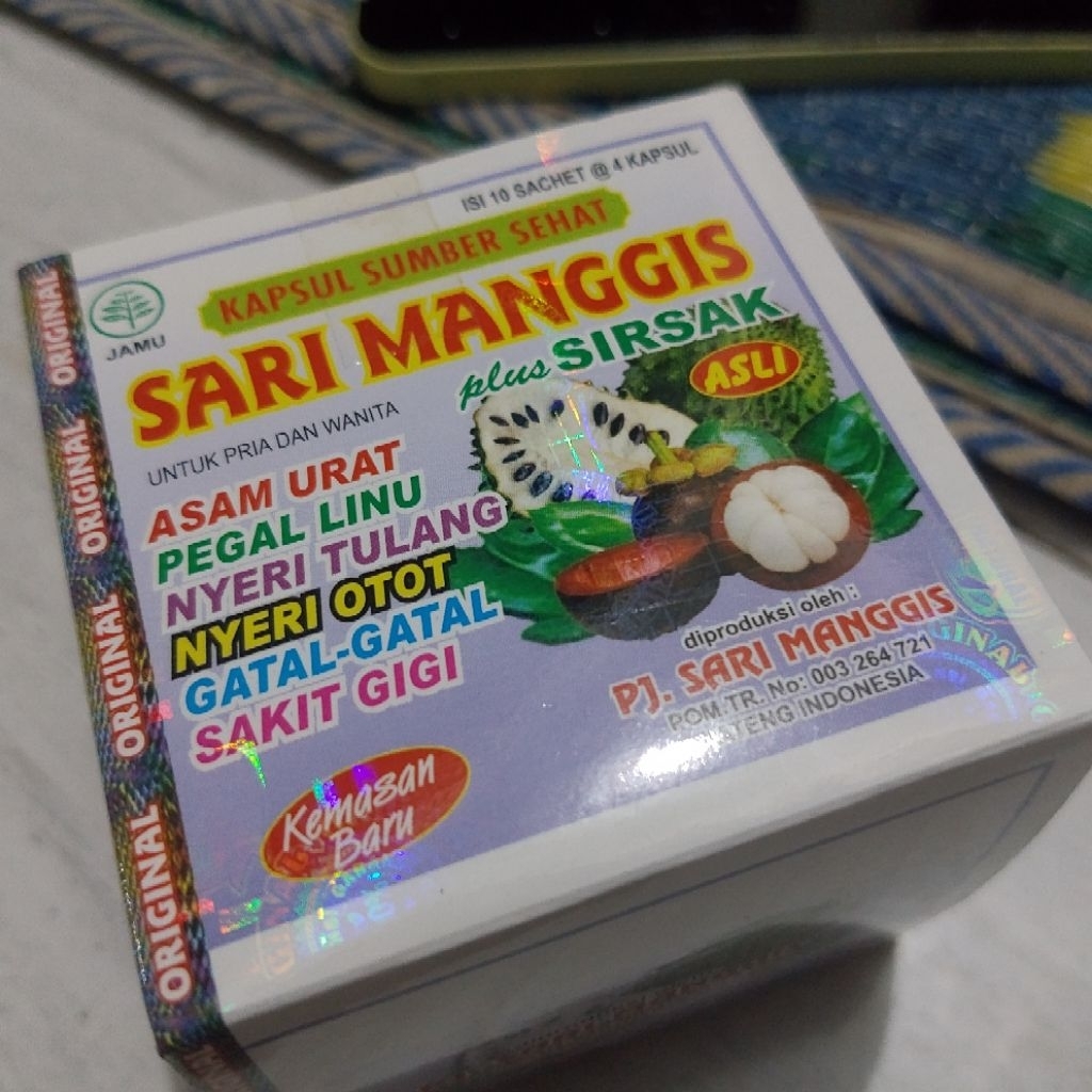 kapsul sari manggis original