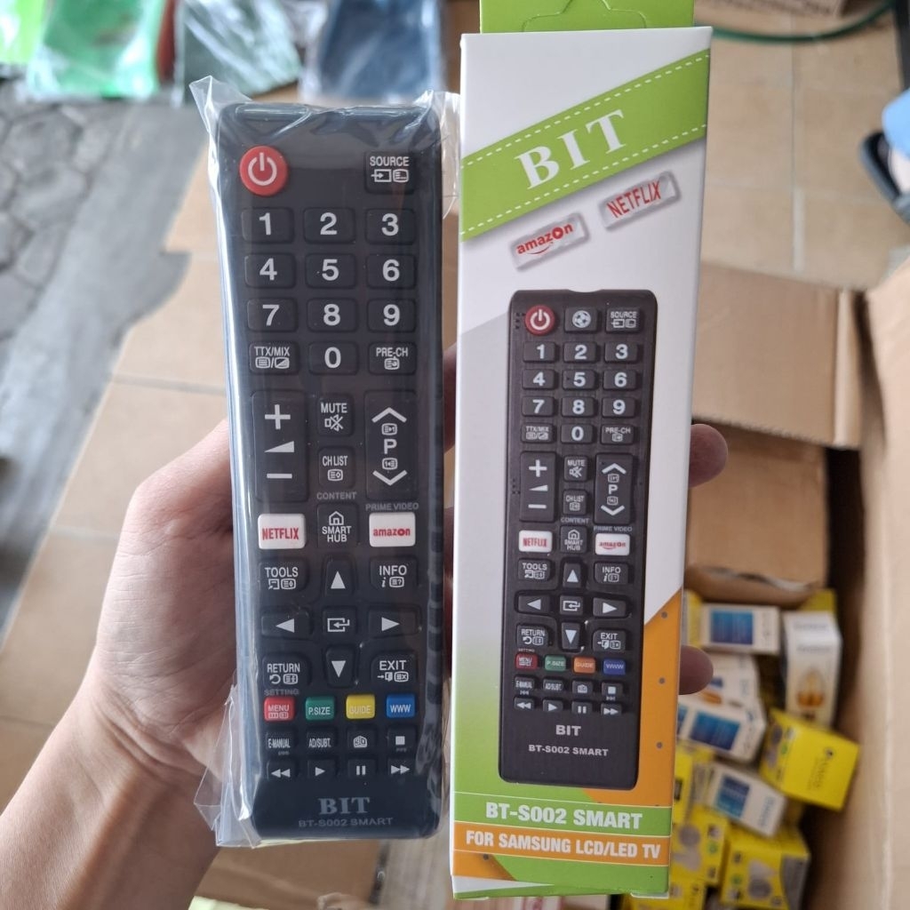 Bit Remot TV Samsung LCD LED Smart tv Remote kontrol televisi khusus samsung tanpa kode