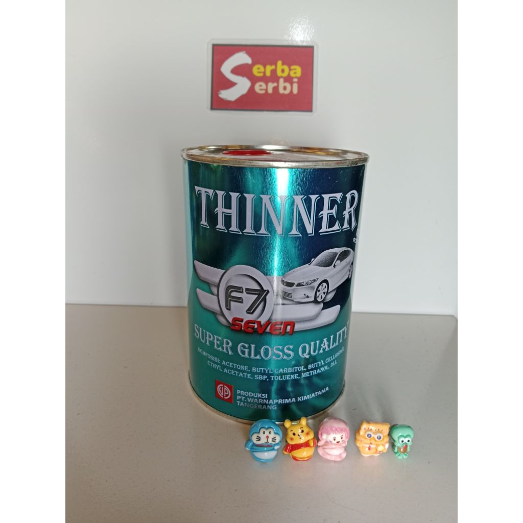 (KALENG F7 BIRU THINNER) Thinner pengencer cat minyak