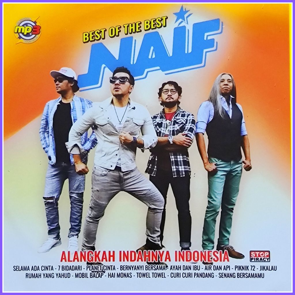 Kaset MP3 Audio 185 Lagu Pop Indo Judika - Naif - Armada Album Pilihan 3in1