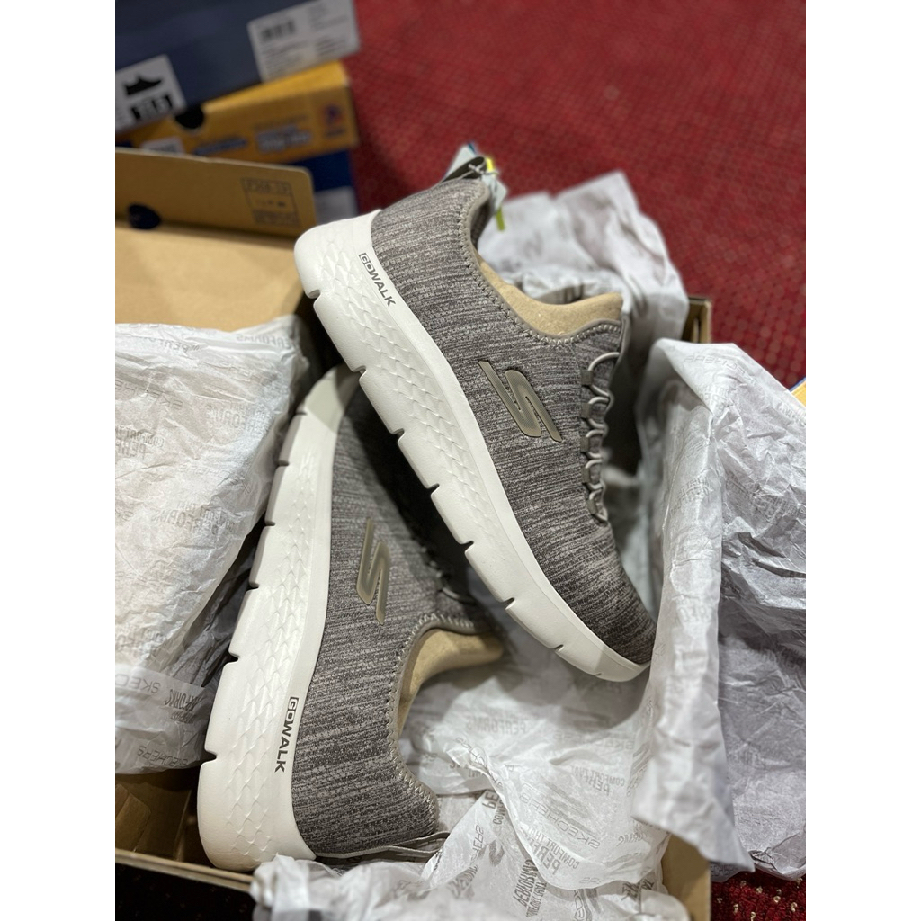 Skechers Go Walk Flex Ultra Men Taupe Original BNIB