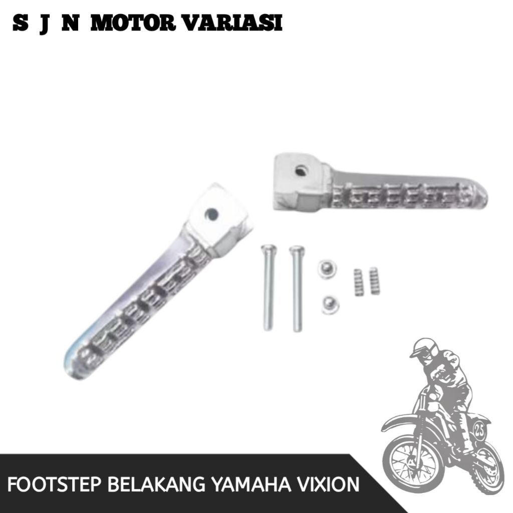 Footstep Vixion Pijakan Kaki Belakang Untuk Motor Yamaha Jupiter Z MX Vega R ZR MX King Force SJN Mo