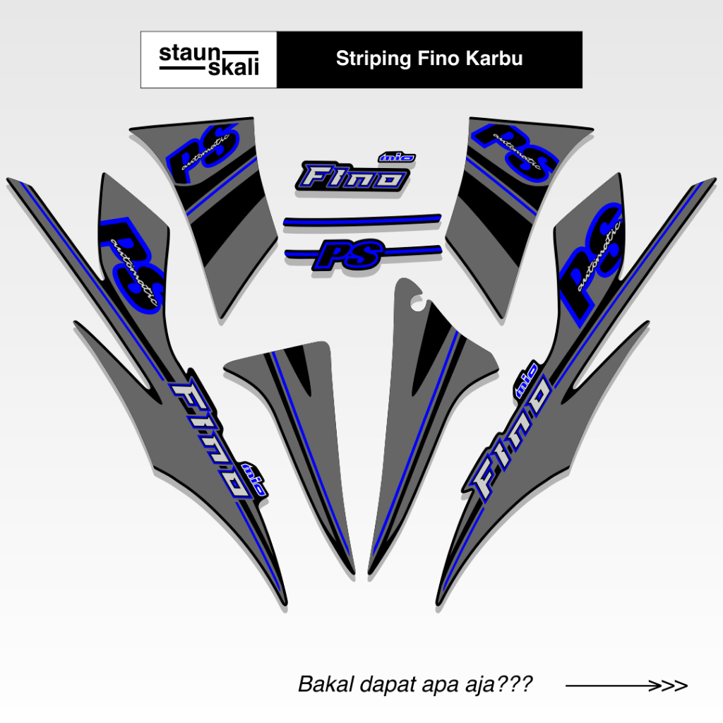 Striping Fino Karbu Variasi (5) Full Body Original