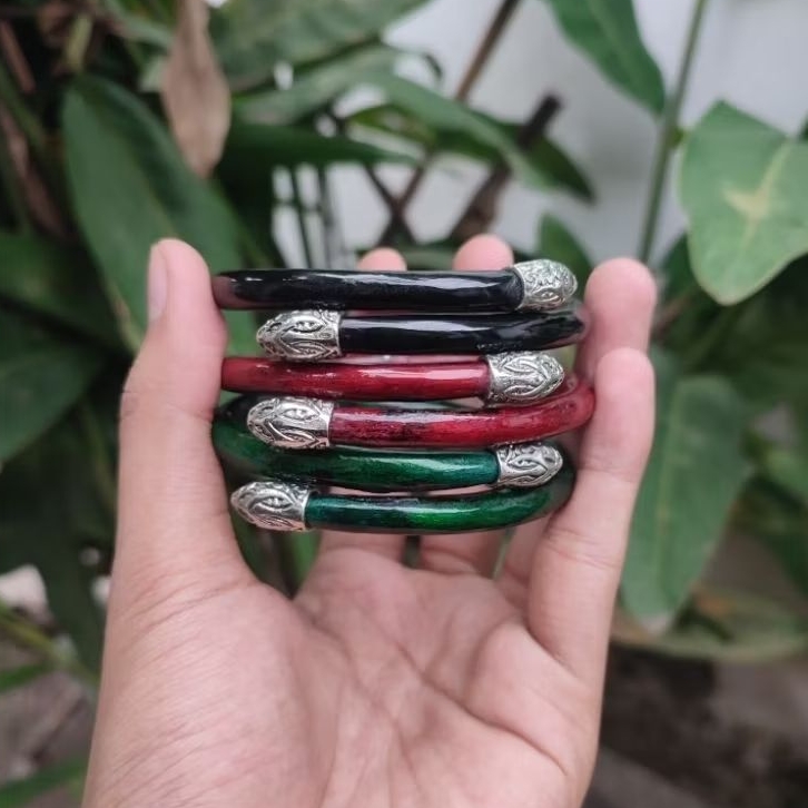 Gelang Akar Bahar Tali Arus Polos Variasi Alpaca Original / Akar Bahar Asli