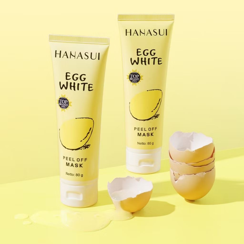 Masker egg white hanasui