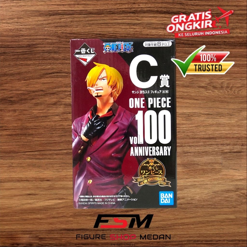 Figure One Piece Sanji Ichiban Kuji Vol.100 Anniversary Prize C