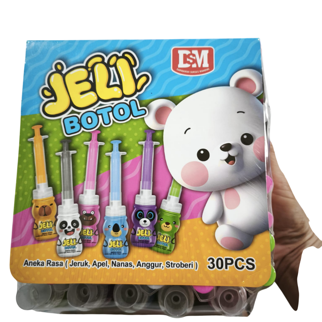 Jelly Jeli Sedot Botol Aneka Rasa Buah Viral