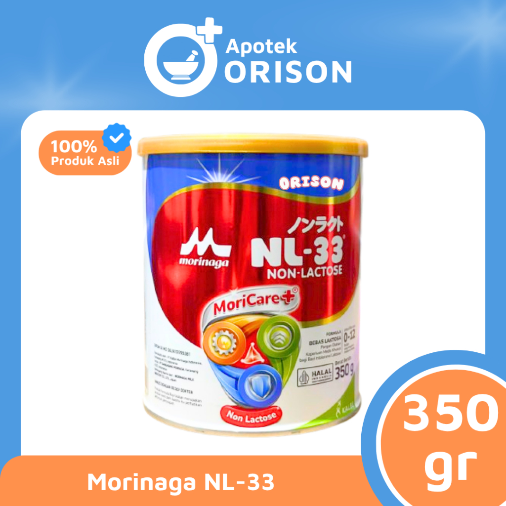 Morinaga NL-33 Bebas Laktosa (Non-Lactose) 350gr