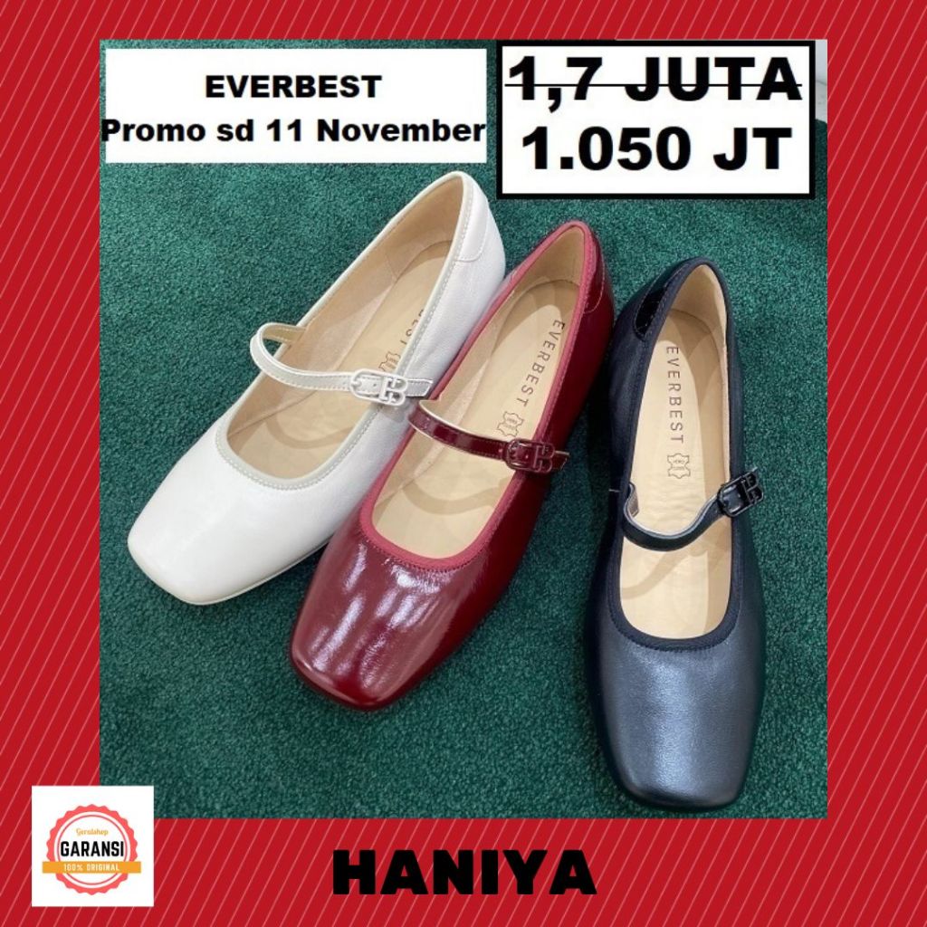 Sepatu flat wanita Everbest sale seri HANIYA Original Store