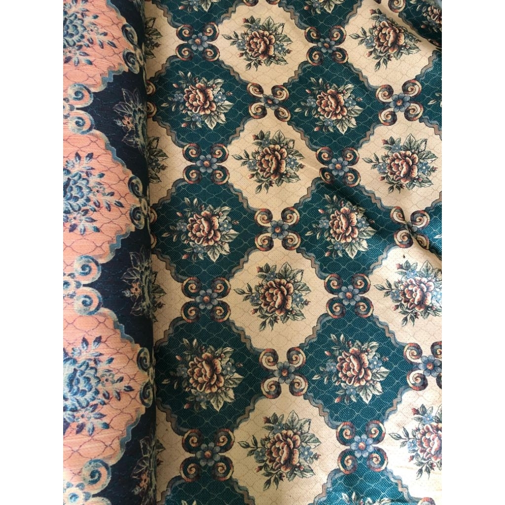 KAIN SOFA BENANG EMAS PREMIUM // KAIN BENANG EMAS MOTIF BUNGA