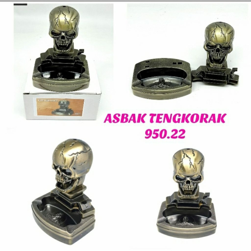 asbak/pemantik full set asbak unik plus korek