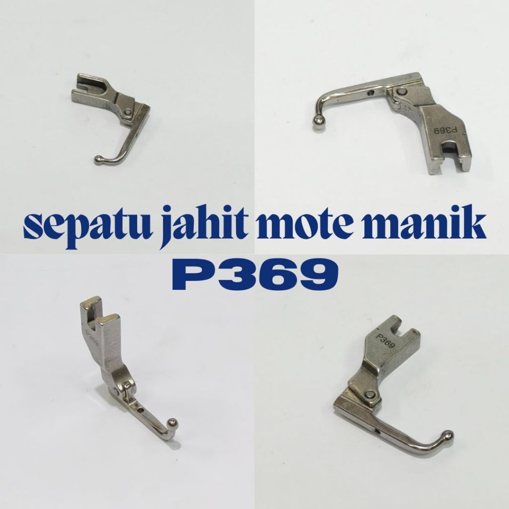 P369 sepatu jahit mote manik beads sequin kebaya baju pengantin presser foot jahit kain brokat high