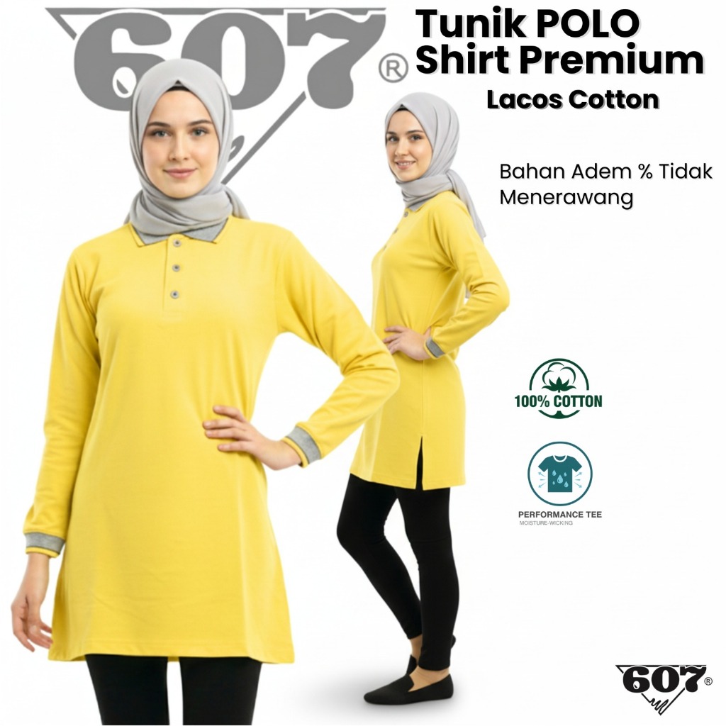 Baju Wanita Lengan Panjang Tunik Wanita Kaos Polo Wanita Lengan Panjang Baju Lengan Panjang Polo SHI
