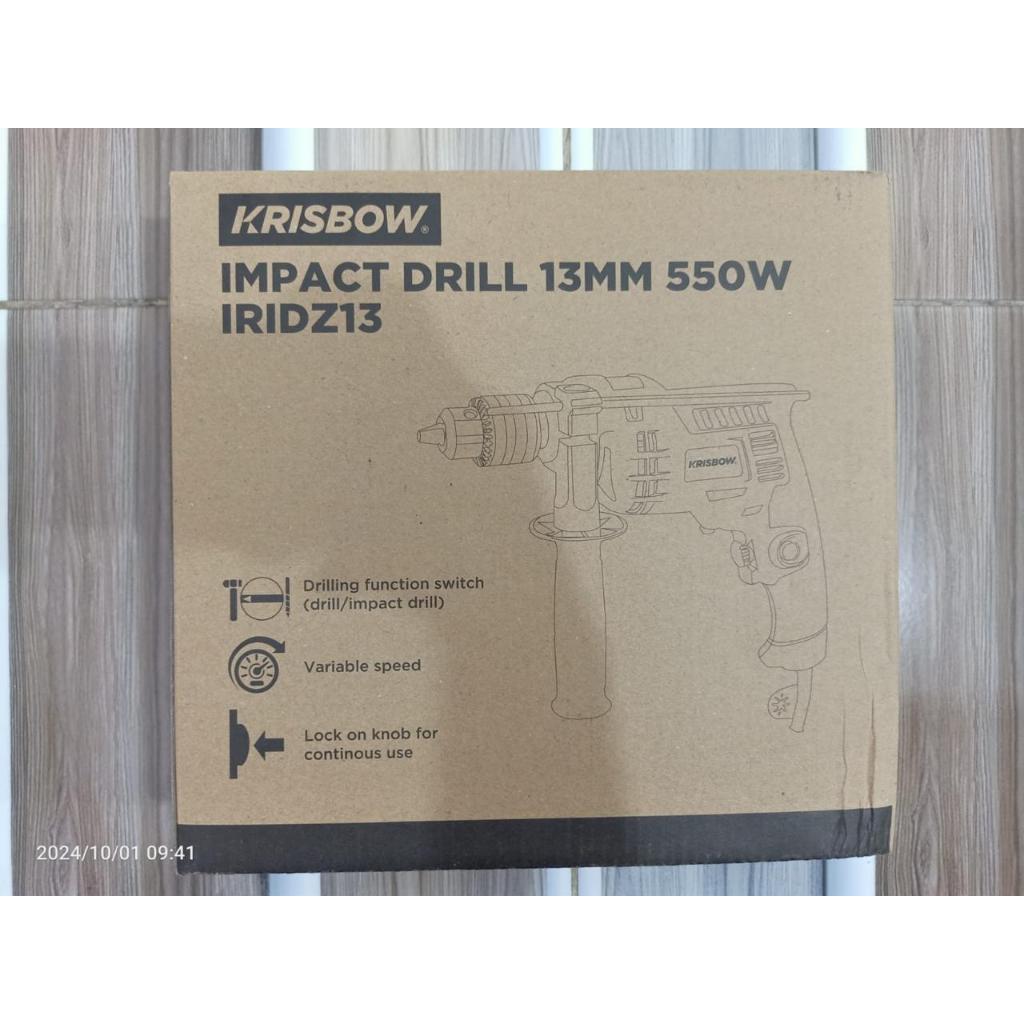 BOR KRISBOW 13MM 550WATT TYPE IRIDZ13//IMPACT DRILL KRISBOW