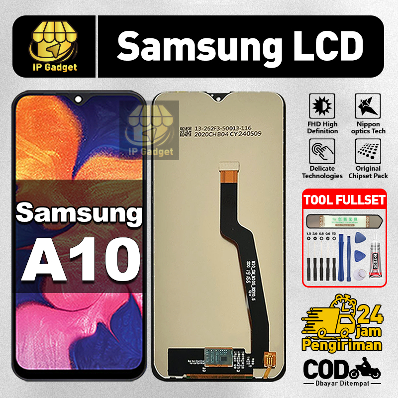 ORI FOR LCD Samsung A10 Fullset Original LCD HP Samsung A10 Asli Touchscreen Layar Sentuh HP COD