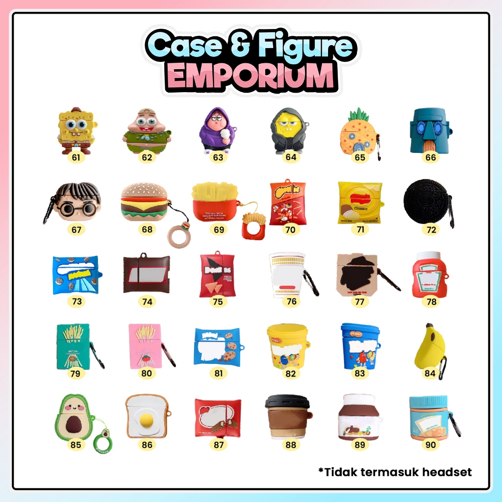 [T] Case Lenovo LP40 / LP40 Pro / LP40 S Thinkplus Wireless Bluetooth Earphone Cartoon Cute