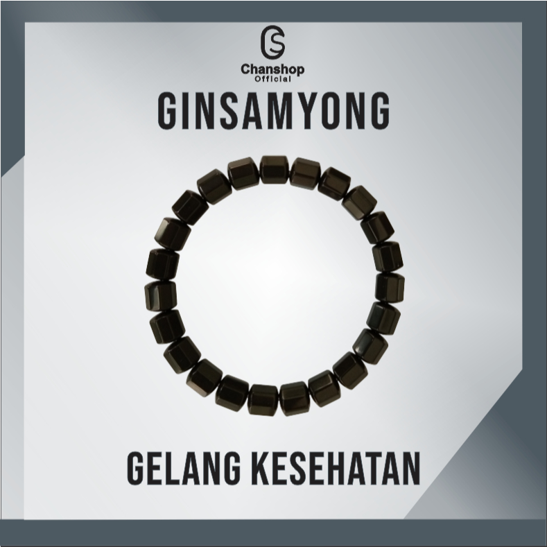 GINSAMYONG Gelang Kesehatan | Batu Kesehatan  Asli Korea Terapi Far Infrared made in Korea