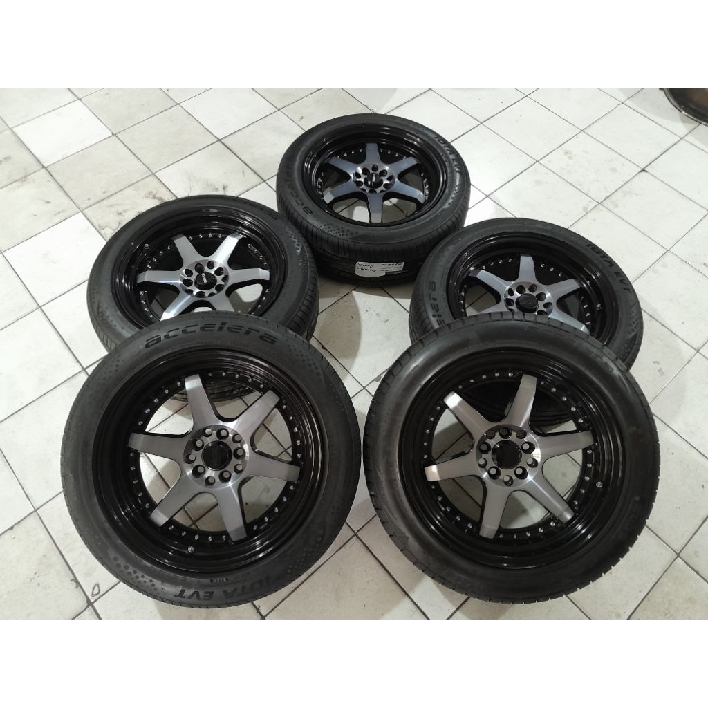 Velg pelek mobil Second murah HSR Borgo ring 17 innova camry accord xpander Hrv  Brv