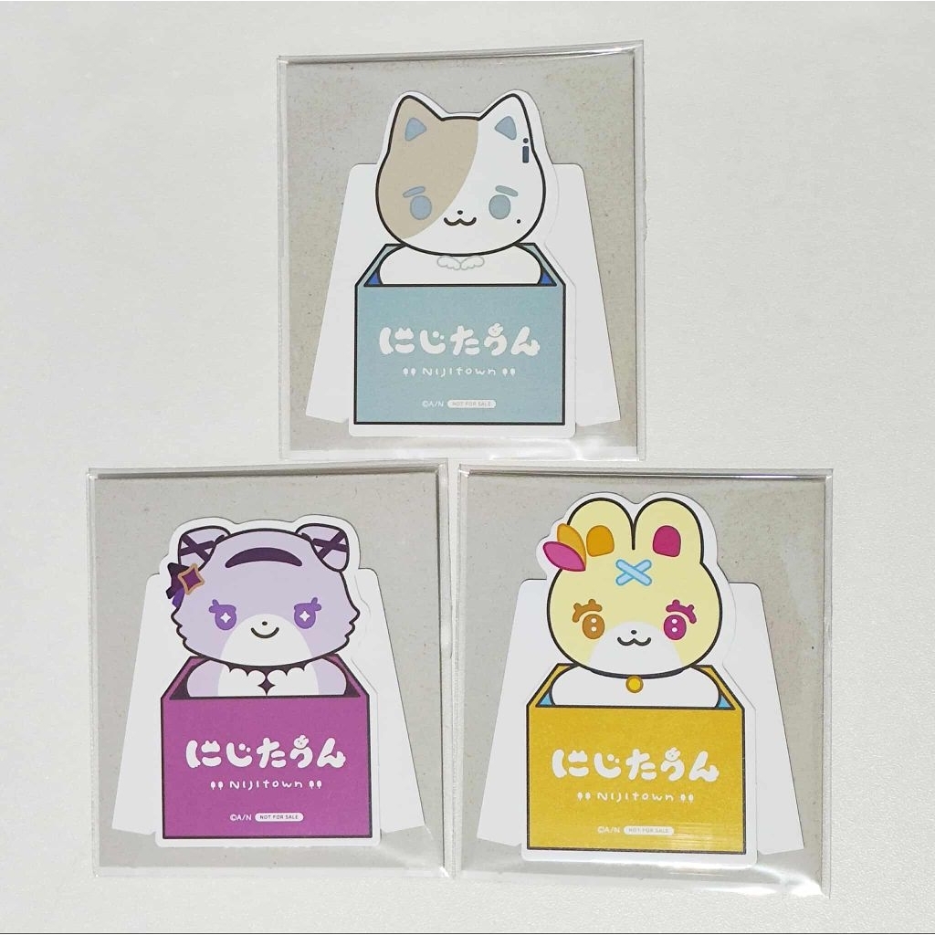 Nijisanji Nijitown Paper Stand Kanae Hoshikawa Sara Hyakumantenbara Salome