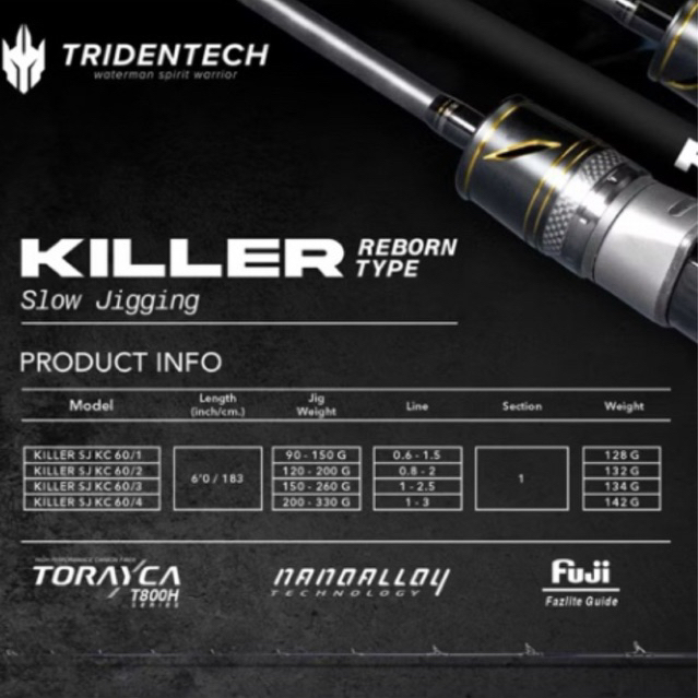 JORAN TRIDENTECH KILLER SLOW JIG REBORN TYPE