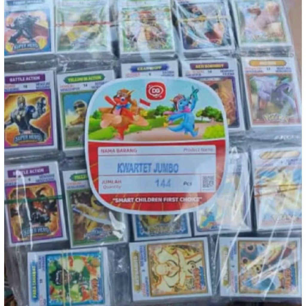 Mainan Kartu KUARTET/Gambaran Anak/Kwartet