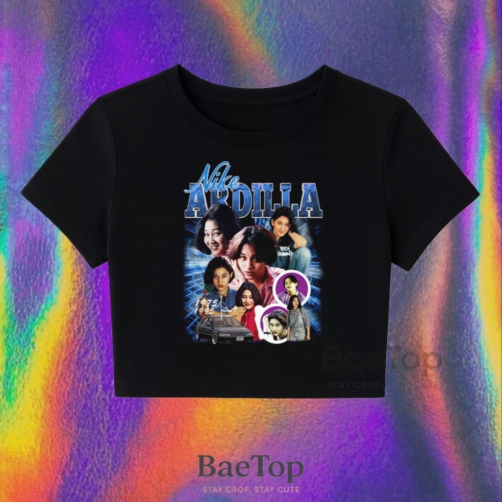 CROP TOP NIKE ARDILA RAPTEE VINTAGE | CROPTOP | CROP TOP HITAM | CROP TOP PUTIH | CROP Y2K | BOOTLEG