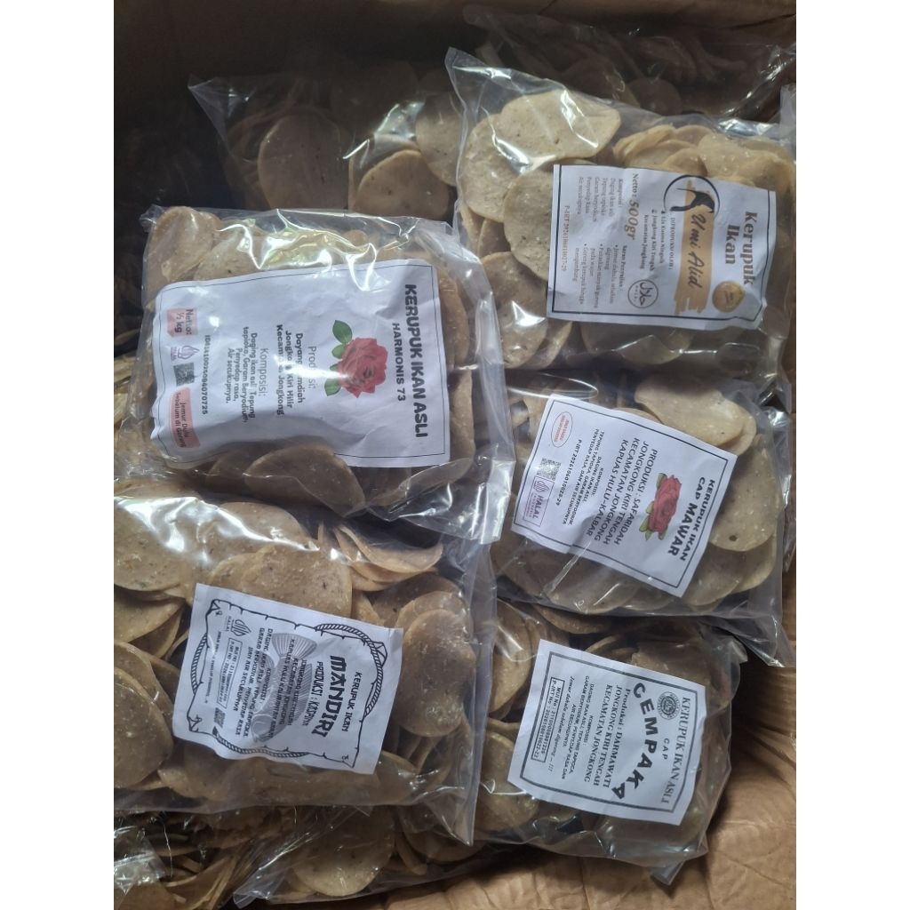 KERUPUK KERING ASLI IKAN