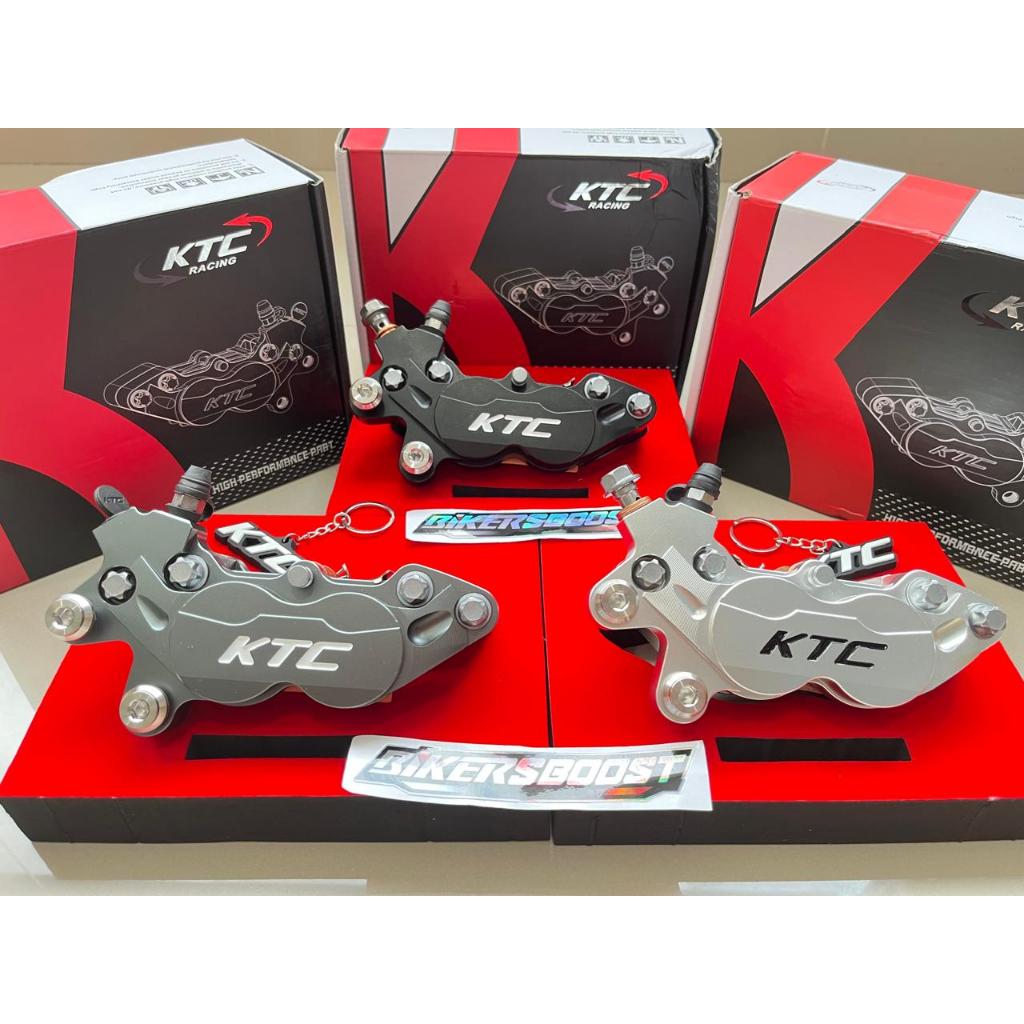 KALIPER DEPAN KIRI KTC RACING 4 PISTON NON BRACKET UNIVERSAL