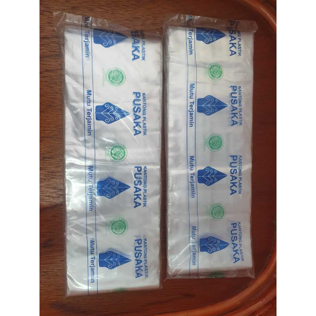 Plastik PP Roll Pusaka Tebal 02 Lebar  9CM ( 02x9x100 )