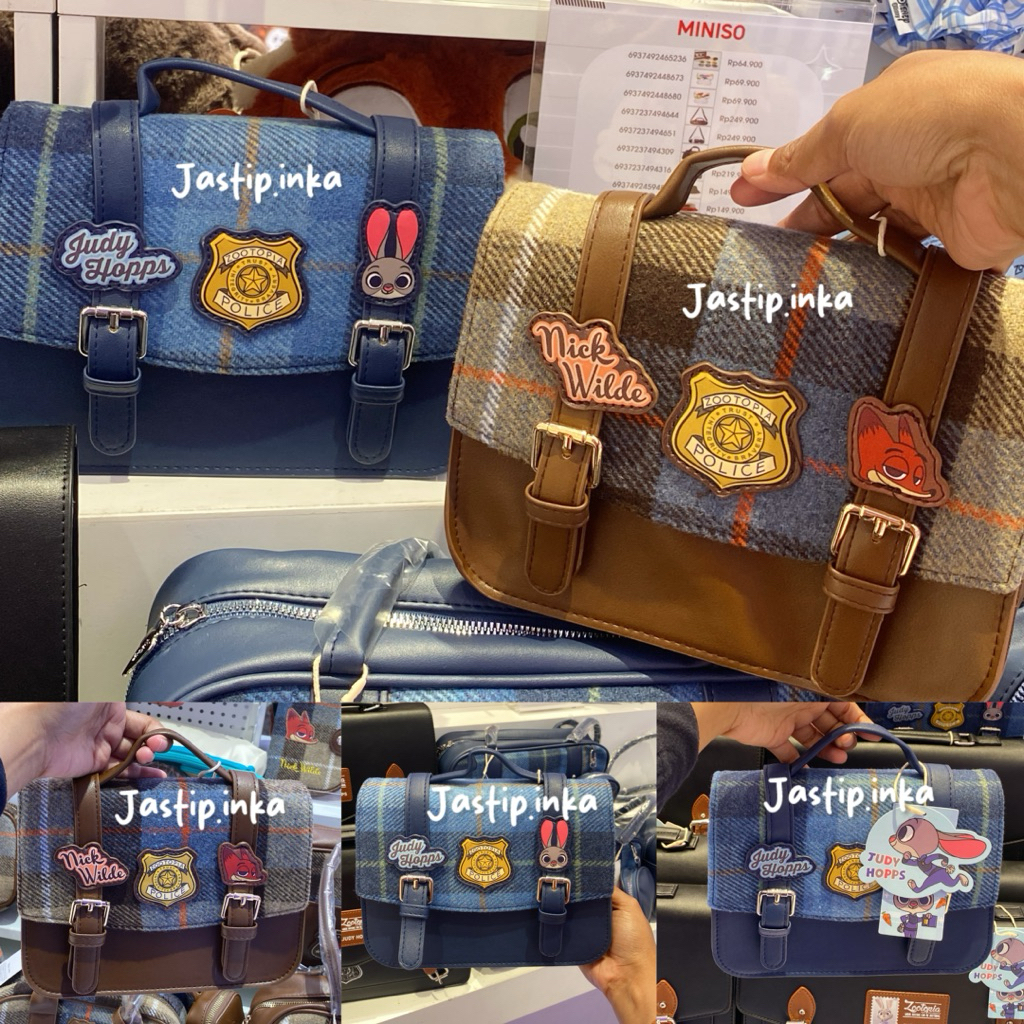 Miniso x Zootopia - Crossbody bag judy nick zootopia