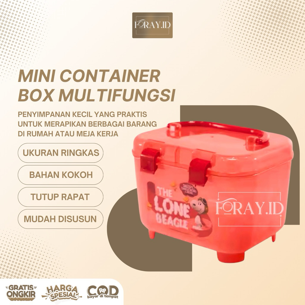 Container Mini Box Serbaguna | Goodie Bag Souvenir Ulang Tahun | KONTAINER TEMPAT PENYIMPANAN SERBAG