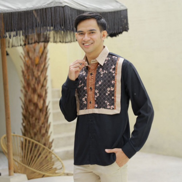 Pakaian kemeja koko hitam pria IQBAL KOKO & IQBAL KIDS by DYA ID