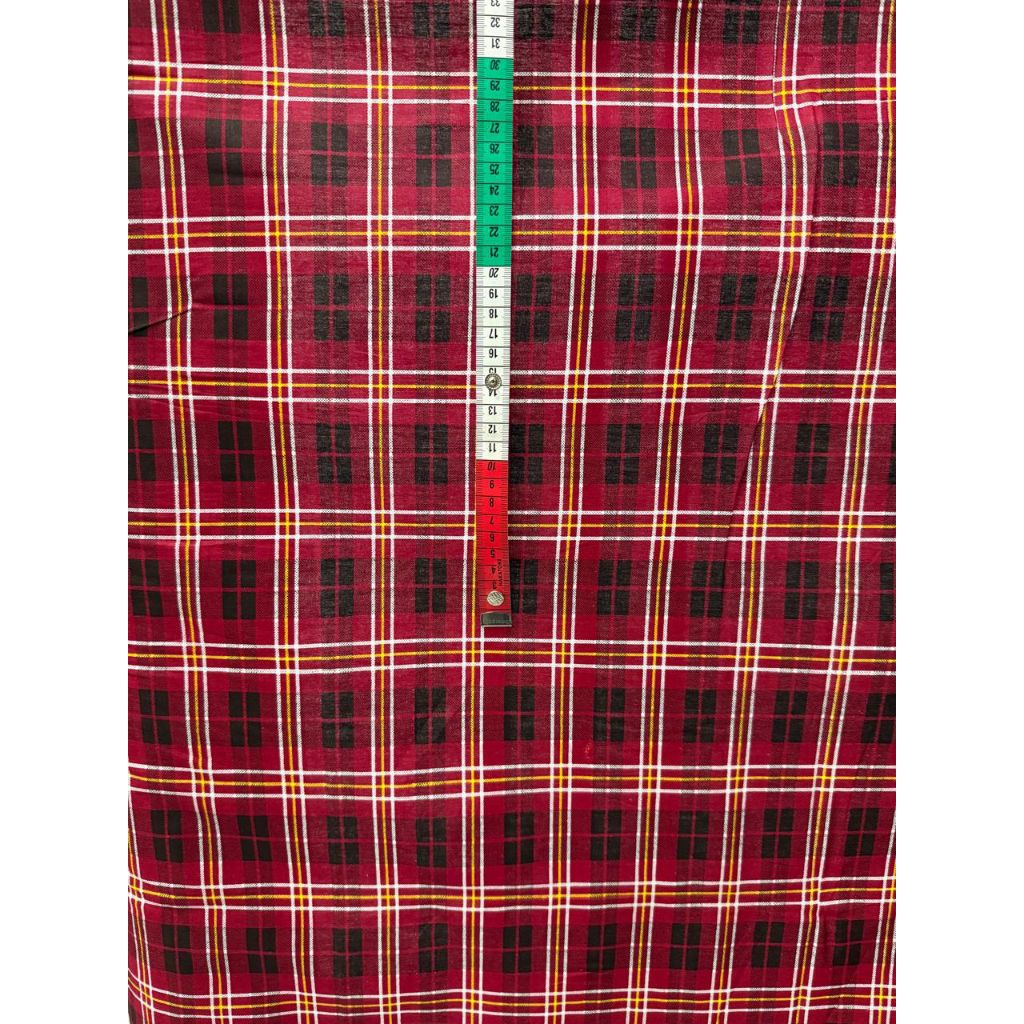 kain katun motif kotak Tartan 2