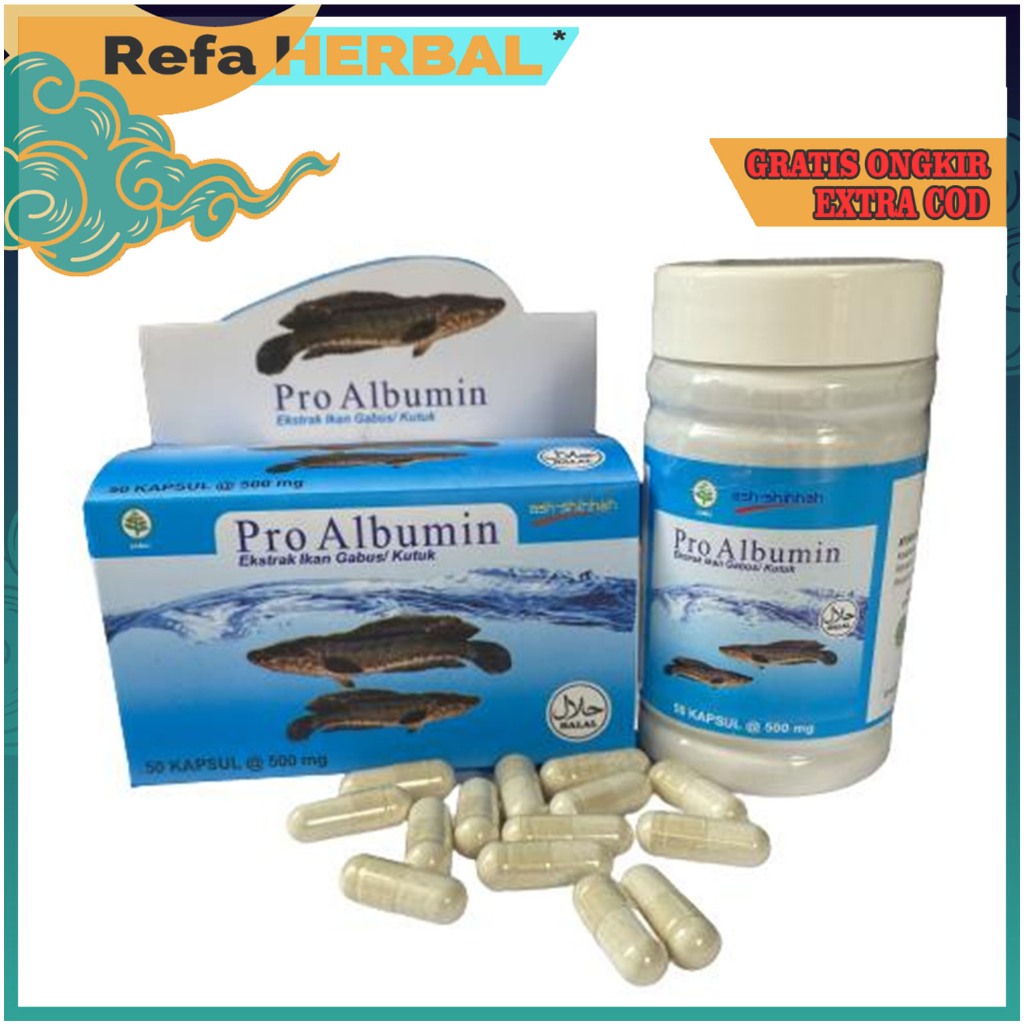 Pro albumin ekstrak ikan gabus ORIGINAL