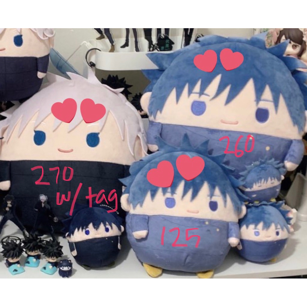 Fuwa Fuwakororin Gojo Satoru Fushiguro Megumi size M dan BIG Bonus Melek non blindfold Nuikuji offic