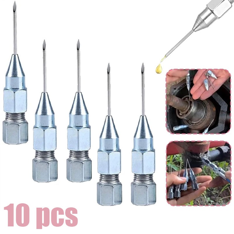 10Pcs 1/8 Kepala Nepel Pompa Gemuk Kepala Nepel Grease Kepala Grease Gun Aksesori Pistol Grease