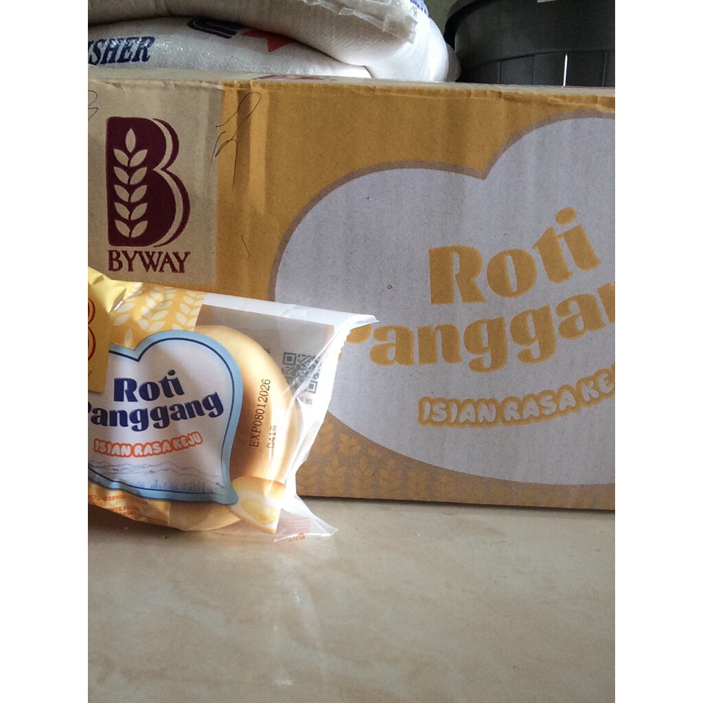 Roti Panggang Byway, Roti Byway Bulat, Roti Kemasan, Roti Enak, Roti Murah
