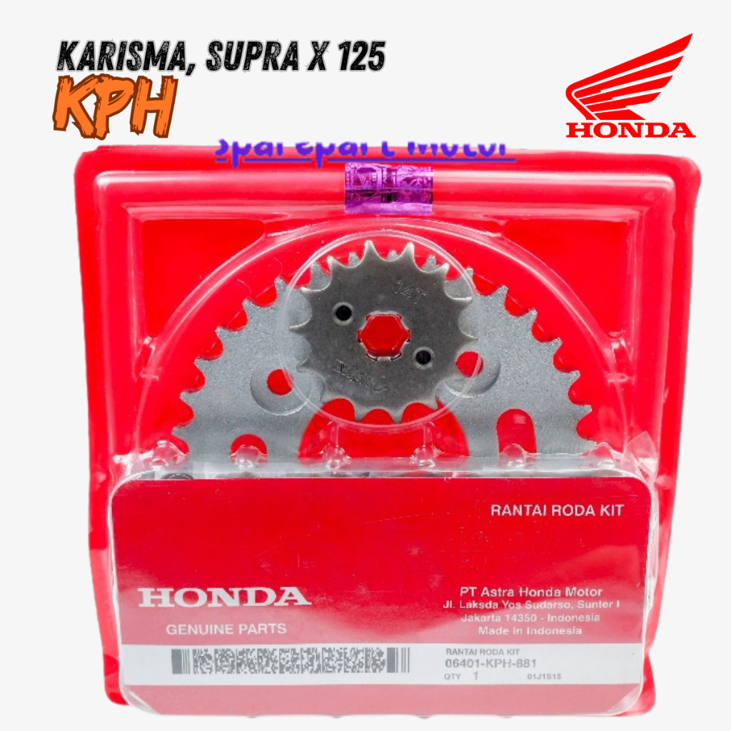 gear set supra x 125 - gir set supra x125 KPH Sparepart motor