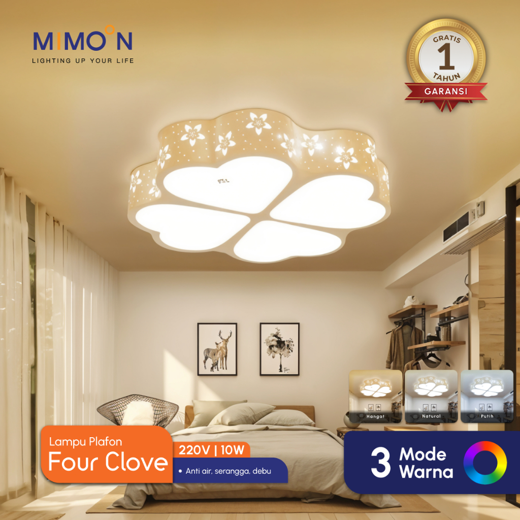 MIMOON Lampu Ruang Tamu Minimalis Plafon Lampu Hias Ruang Tamu  Lampu Plafon Aesthetic Lampu Downlig