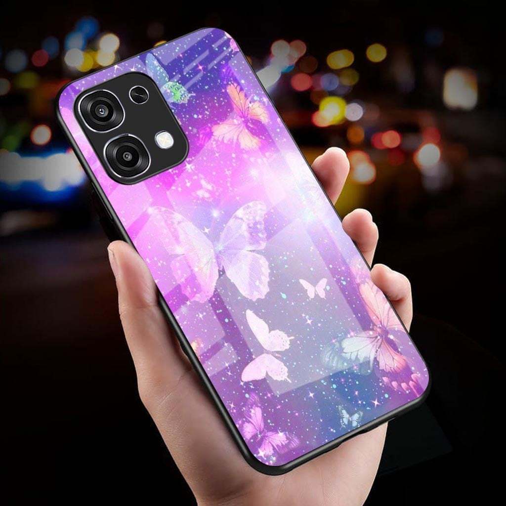 Softcase Glass  Kaca Kilau For OPPO A6 PRO -  Casing Hp OPOO A6 PRO - K83