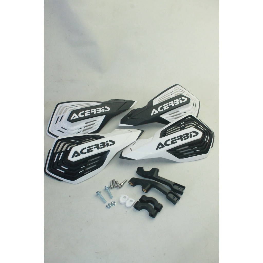 Handguard Acerbis Xfuture Trail Motorcross Putih Hitam