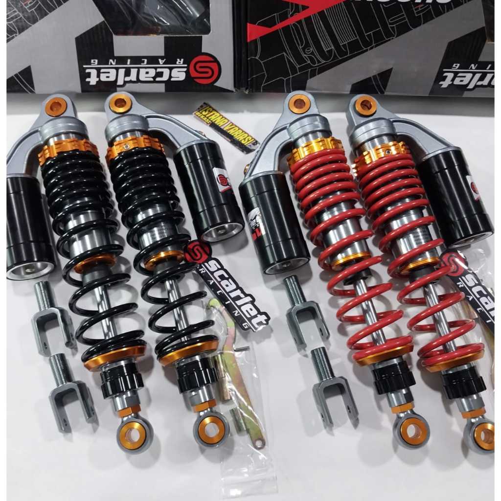 Shock Belakang Nmax Lama/Old PCX 150 Rx King Supra x 125 Kharisma 8923 GT Series Scarlet