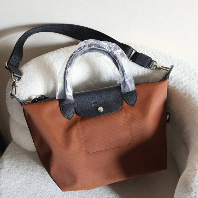 Longchamp LC Le Pliage Energy Small in Brown Chocolate