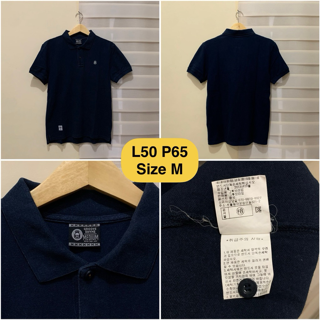 Poloshirt Groove Rhyme Navy Original