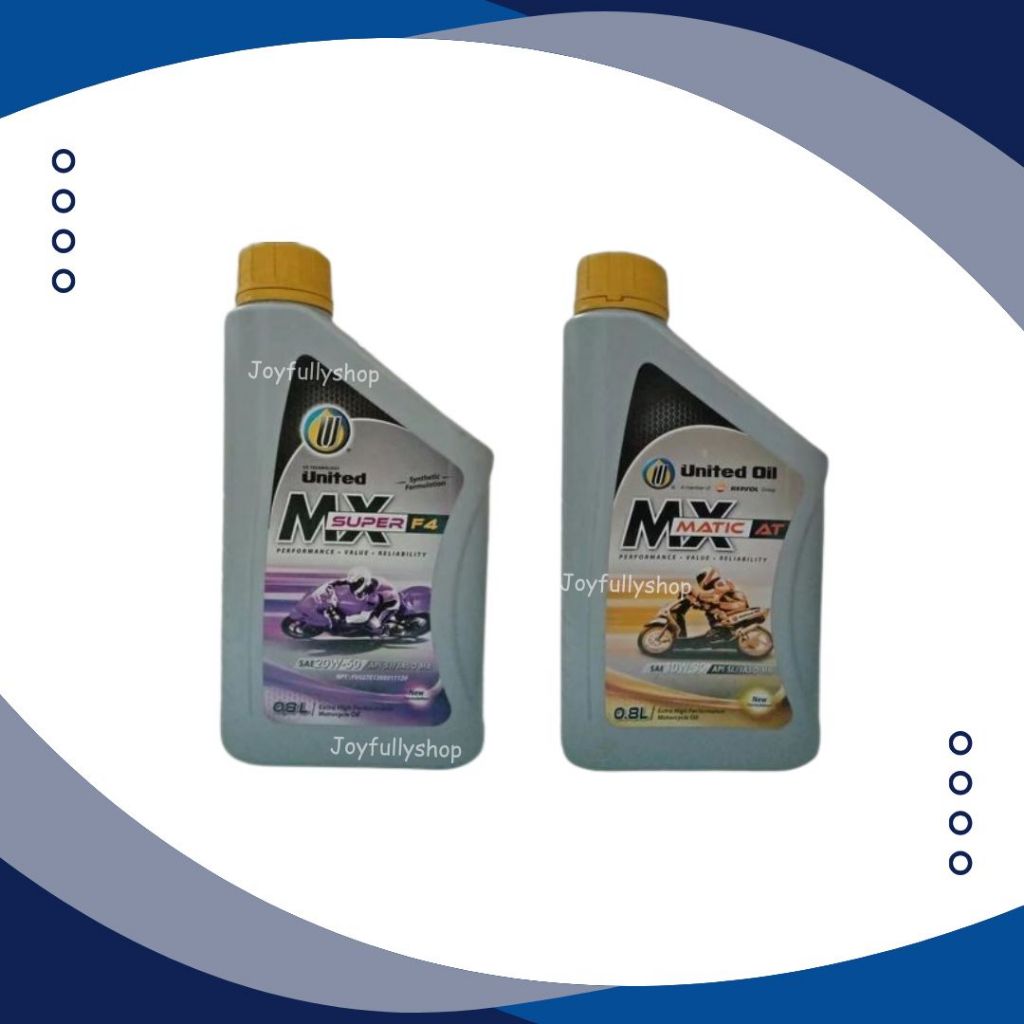 Oli united MX matic sae 10w30 800ml / Oli united MX super F4 sae 20w50 800ml