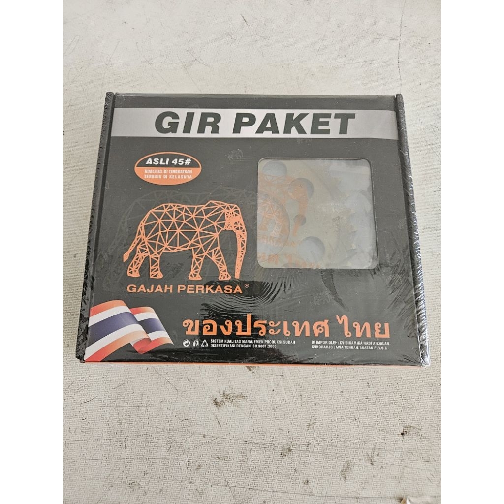 GIR PAKET THAI ORIGIN SMASH SHOGUN 14T 35T 428H 100L BAJA BAKAR ASLI THAILAND GEAR SET SPROCKET AND 