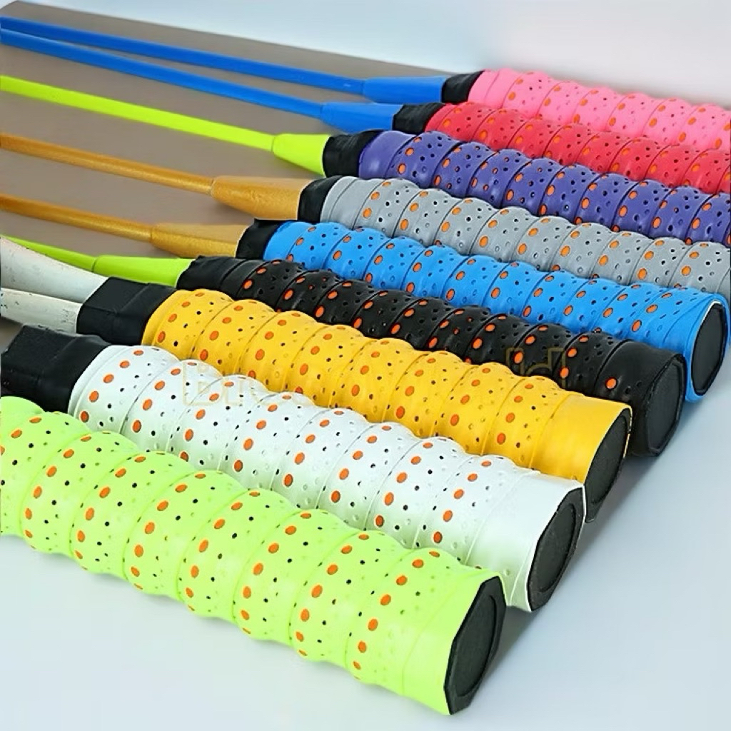 GRIP RAKET TULANGAN DENGAN ULIRAN MOTIF BINTIK (ANTI SLIP)