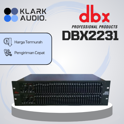 DBX2231 / DBX 2231 / DBX-2231 Equalizer EQ Mixer China Grade A