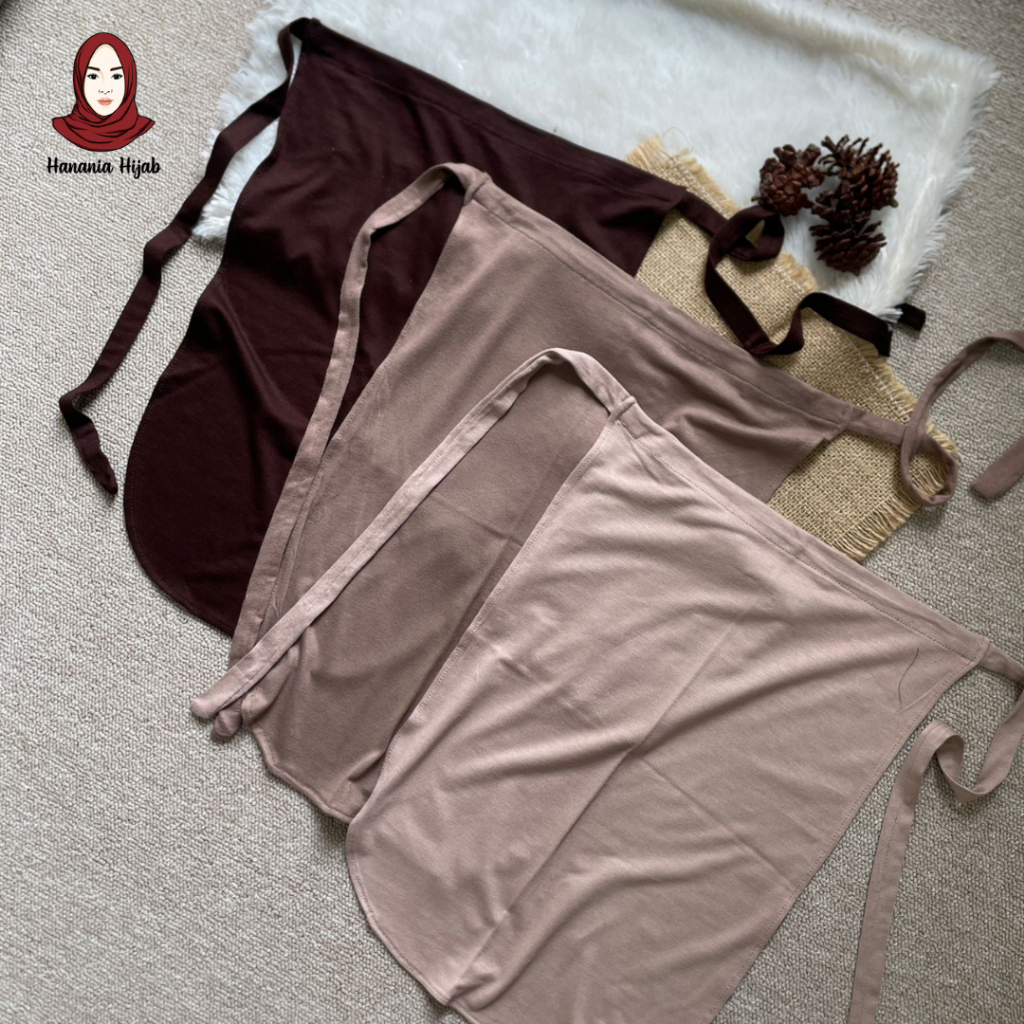 Hanania Hijab Cadar Tali Kaos Rayon Airflow Cooltech | Niqob Tali Kaos Rayon Airflow Premium